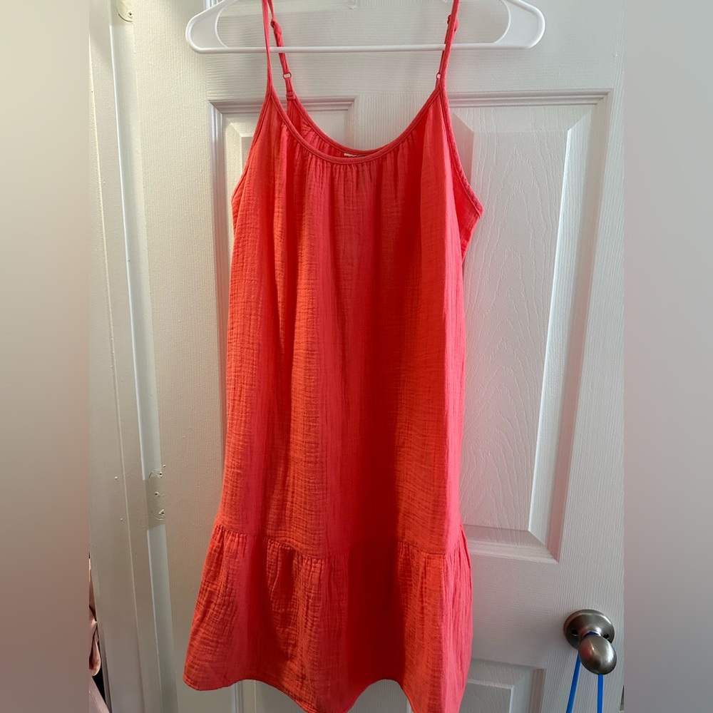 Target. XS. Pinky orangey color. Tank top dress.
